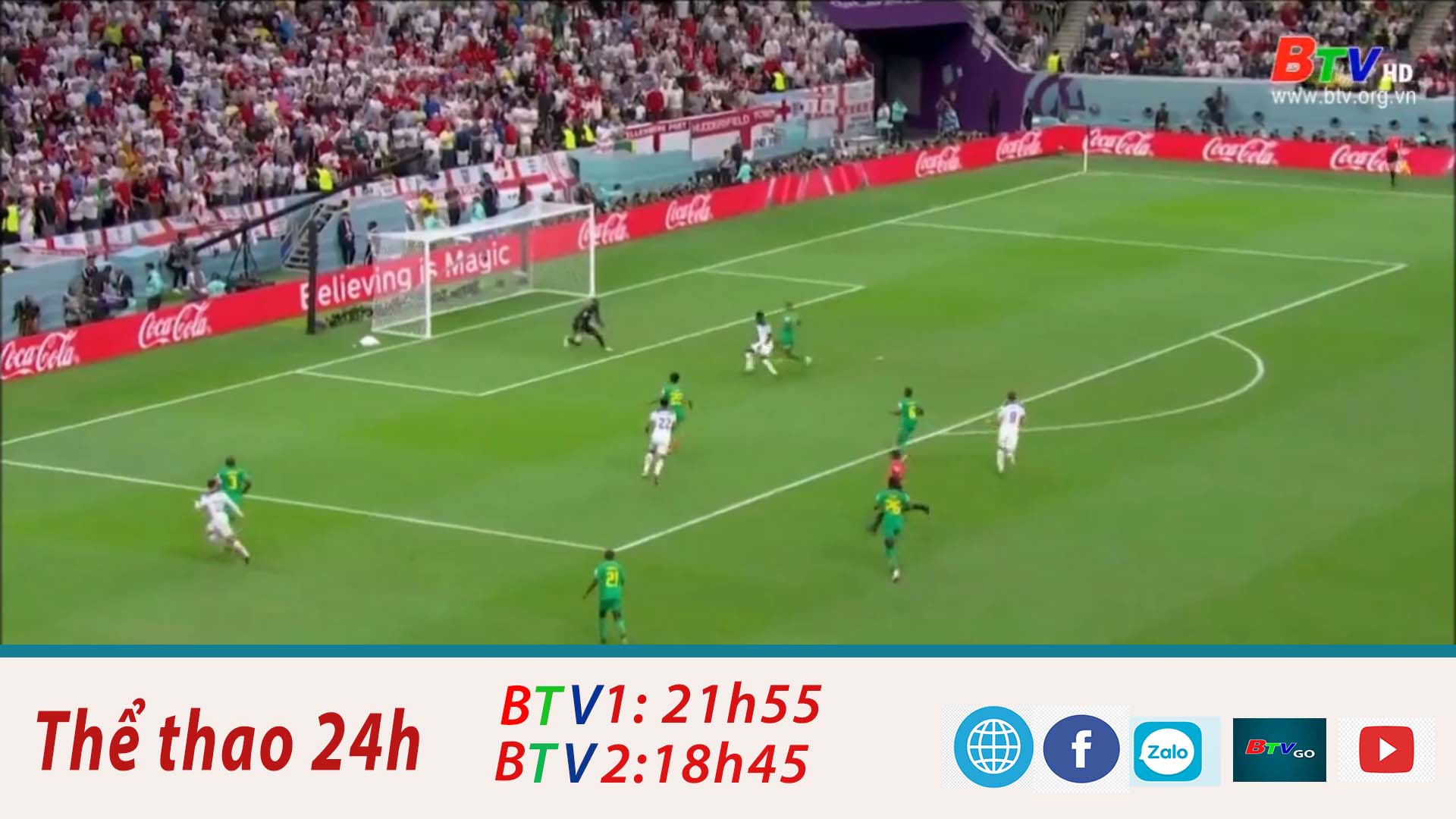 Vòng 1/8 World Cup 2022 – Anh 3-0 Senegal